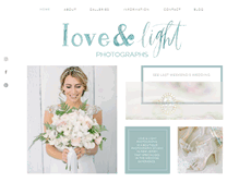 Tablet Screenshot of loveandlightphotographs.com